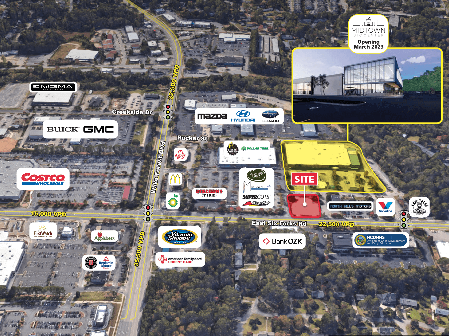 Free-Standing Building Available – Six Forks Rd. | Raleigh, NC