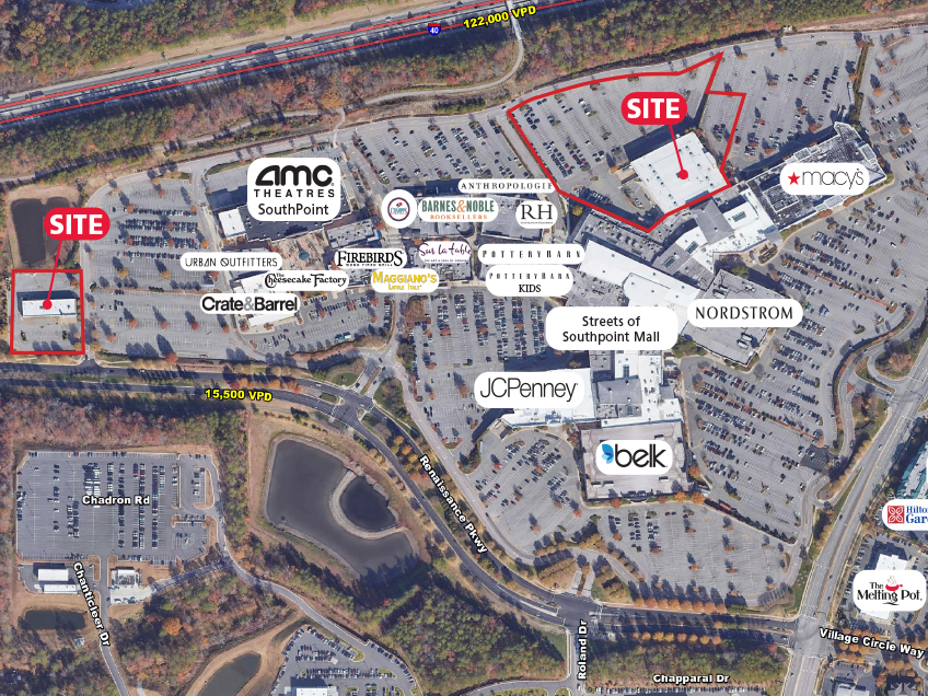 Former Sears Available For Lease or Sale -Durham, NC