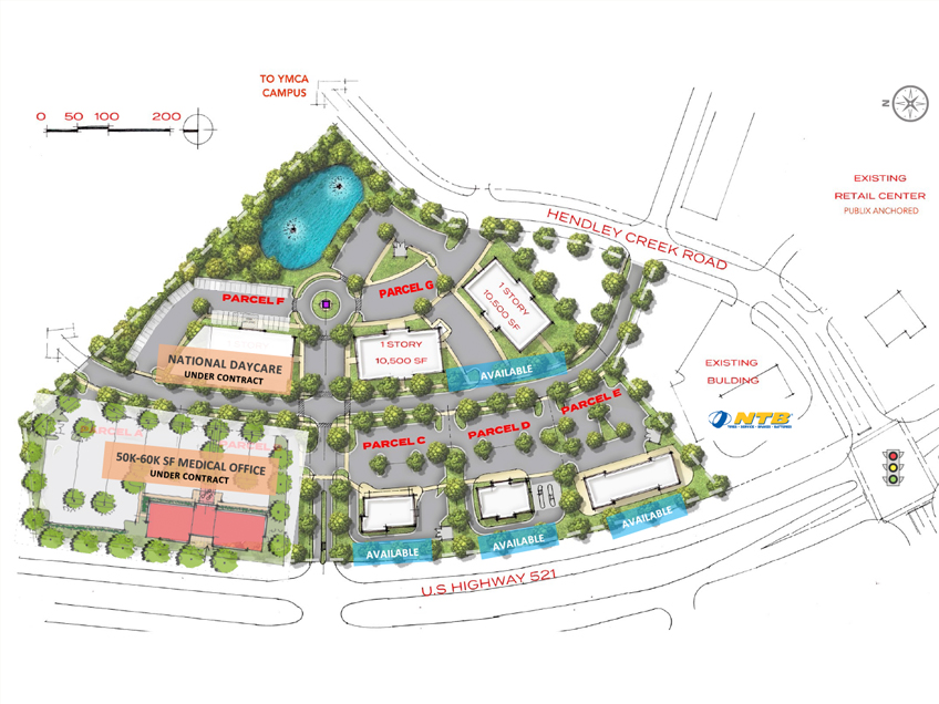 New Medical Campus with Outparcels Available For Lease | Indian Land, SC