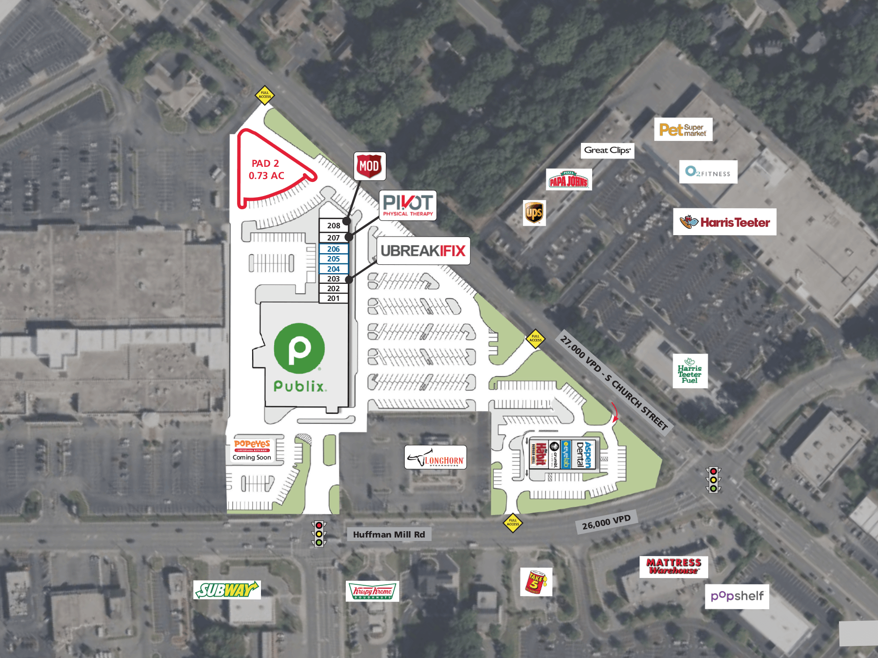 Publix Pad For Sale – Burlington, NC