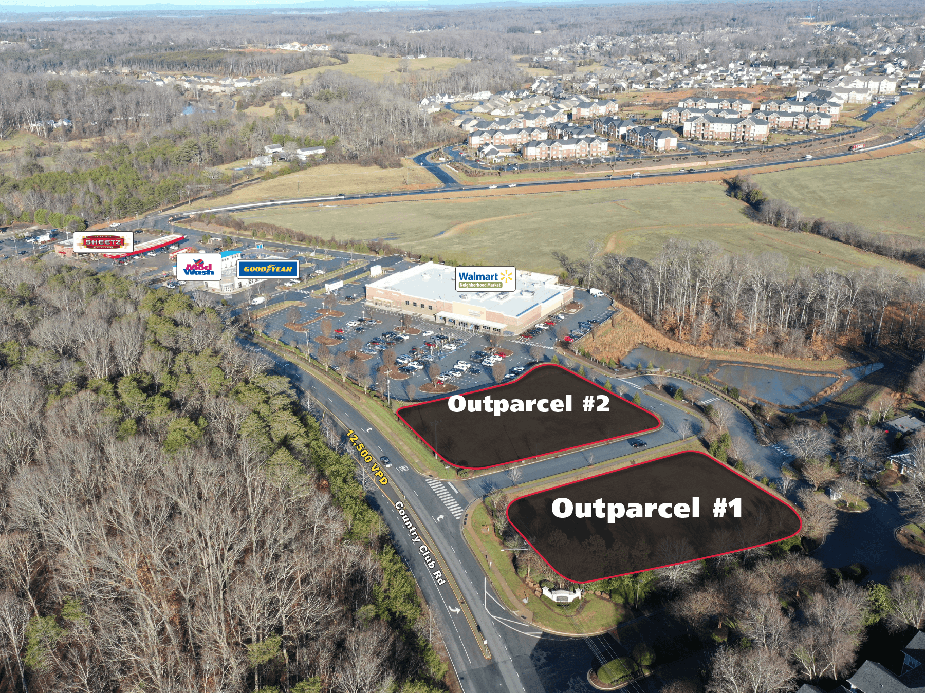 Grocery Anchored Outparcels for Lease – Winston-Salem
