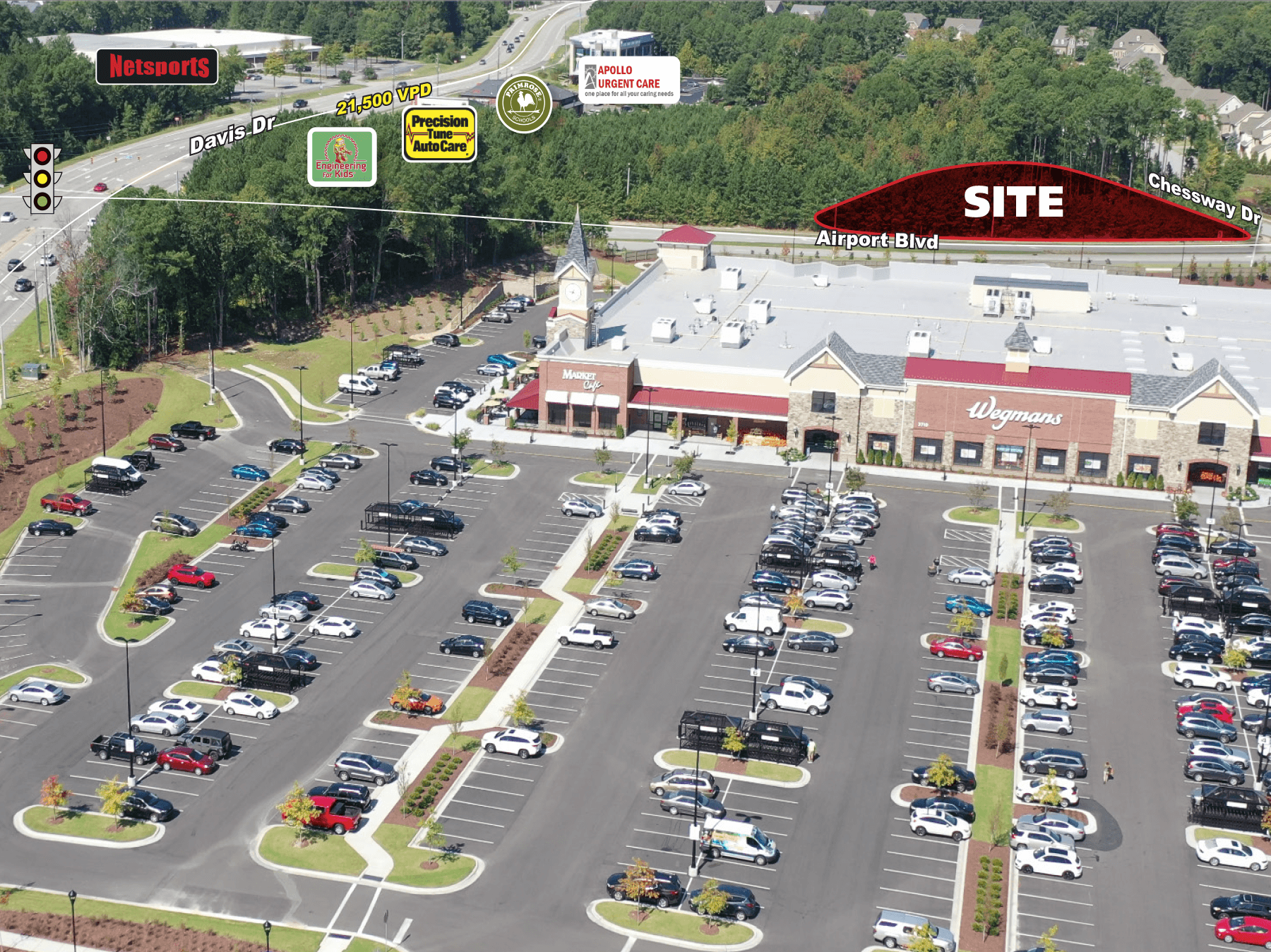1.34 ACRE PARCEL FOR SALE ACROSS FROM WEGMANS IN NC