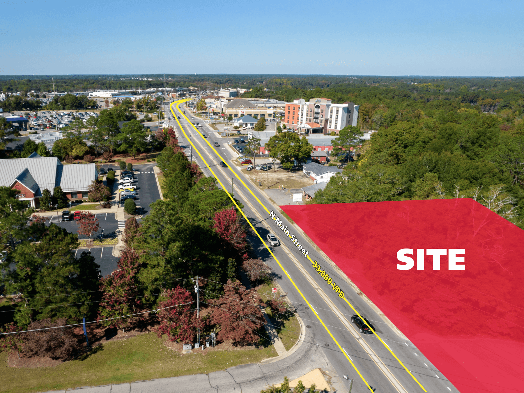 PRIME RETAIL CORRIDOR LAND AVAILABLE