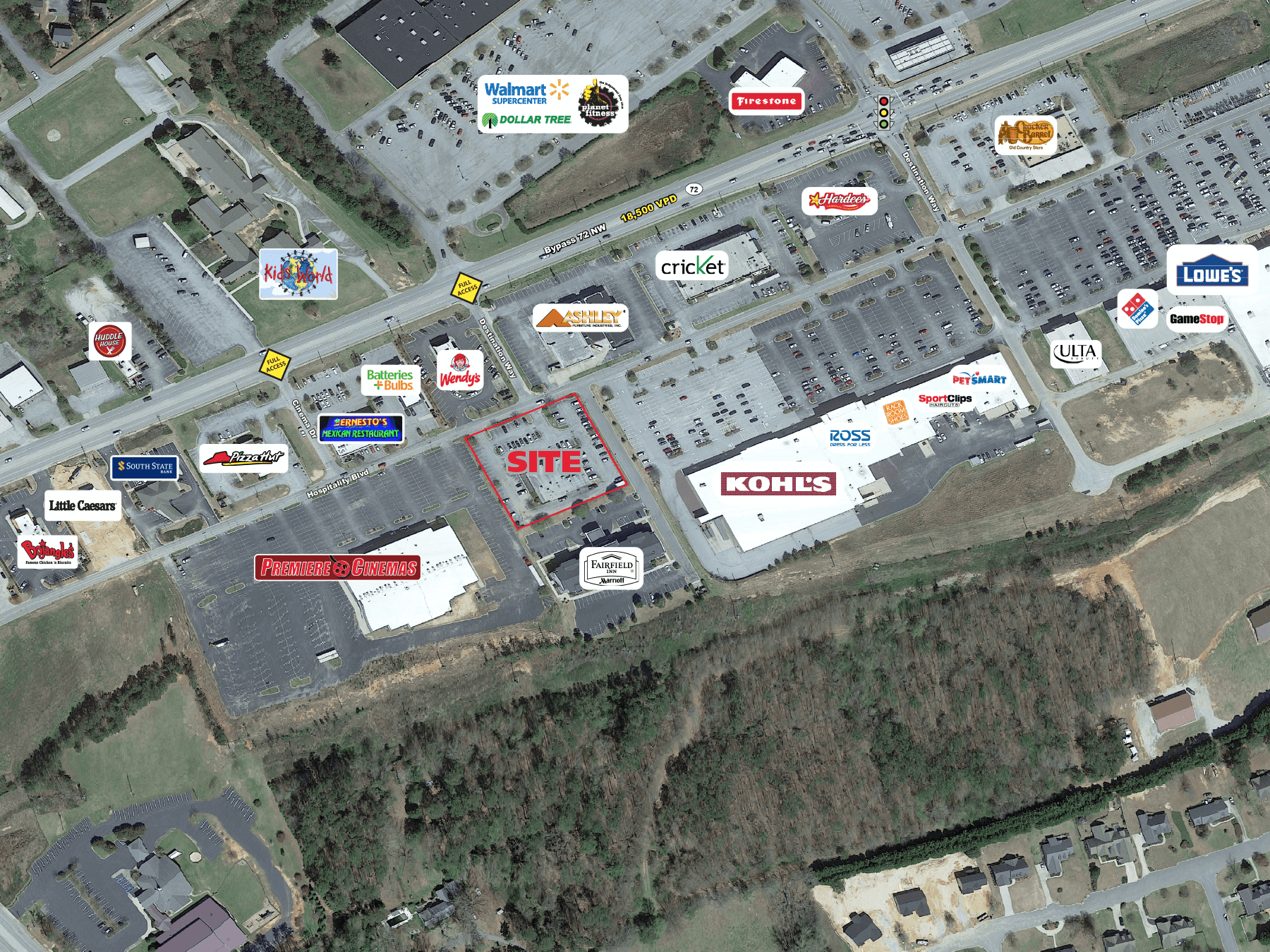 RETAIL SPACE FOR SALE OR LEASE – GREENWOOD, SC
