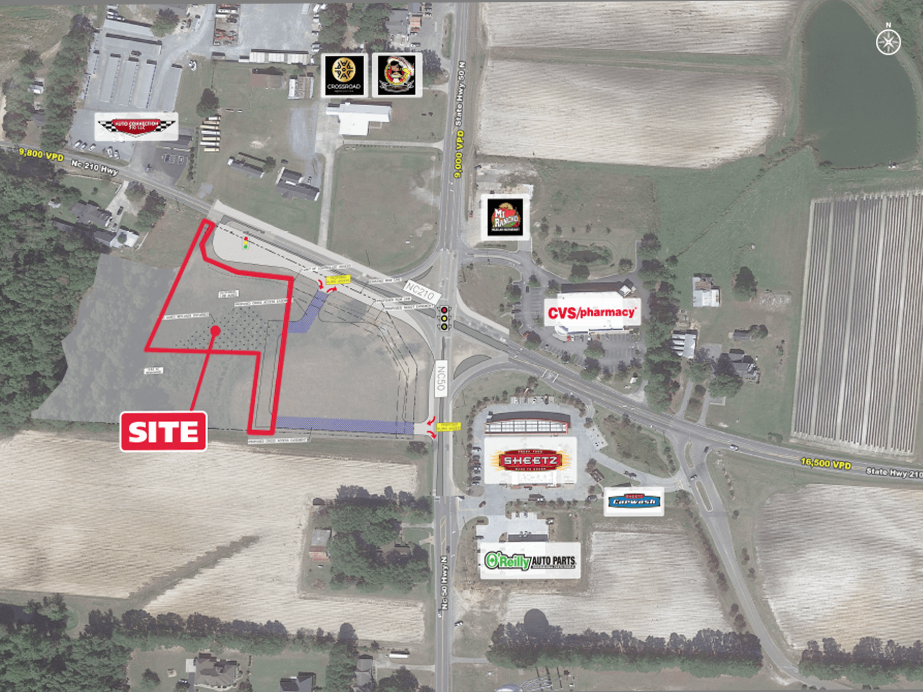 BENSON, NC PAD SITE – ADJACENT TO INDUSTRY LEADING CONVENIENT STORE