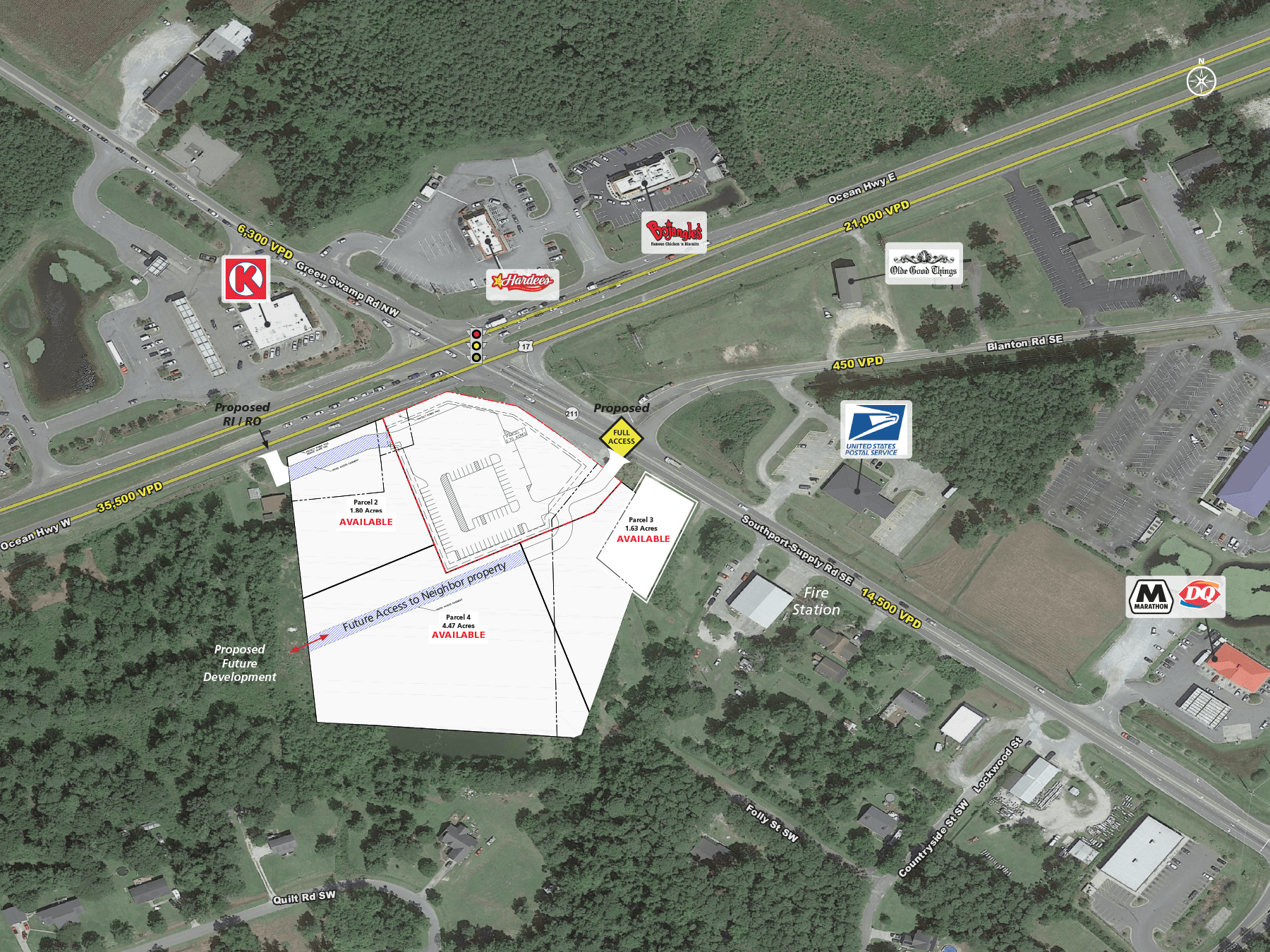 SUPPLY, NC PAD SITE – ADJACENT TO INDUSTRY LEADING CONVENIENT STORE