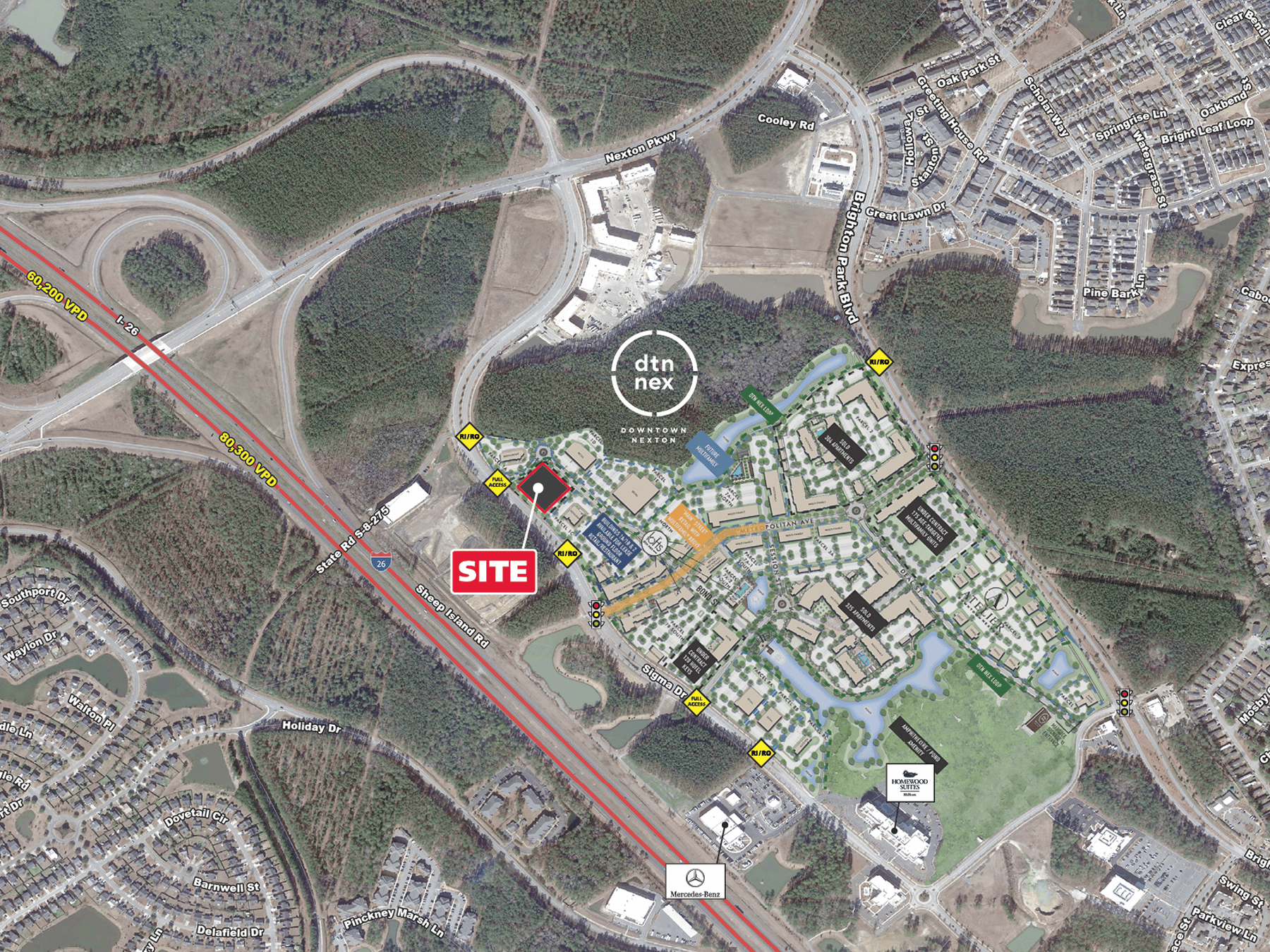 SUMMERVILLE, SC – NEXTON OUTPARCEL AVAILABLE